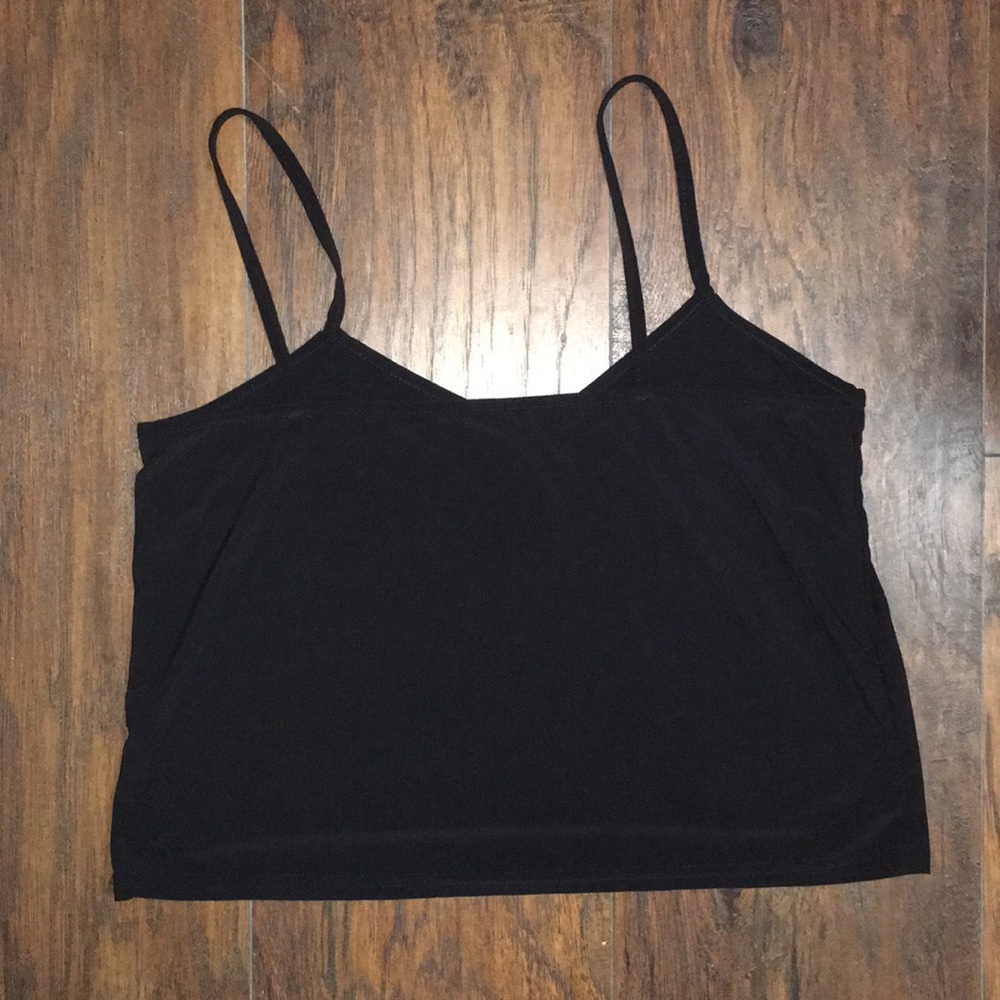 BLACK CROP TOP - Picture 4 of 4